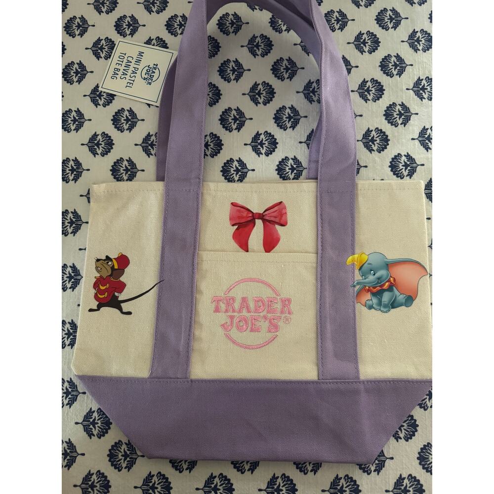Disney Dumbo Timothy Q Mouse Custom Made Trader Joes Mini Tote